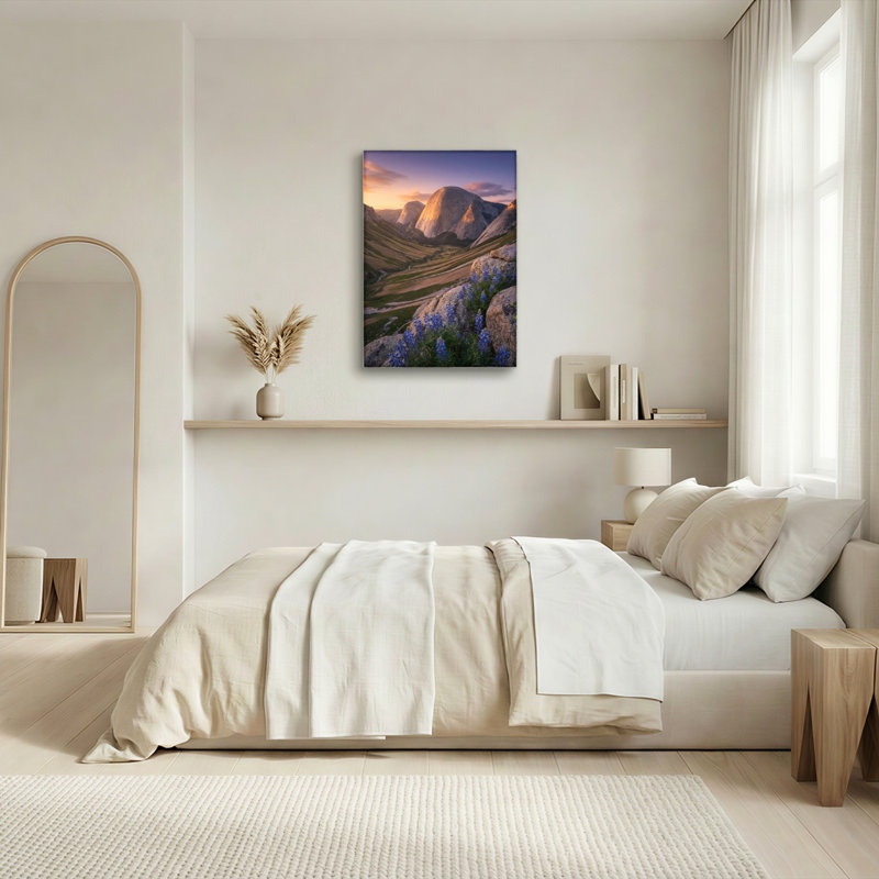Ensemble de 1 tableau sur toile représentant un paysage de montagne, 18"H x 12"W, Wrapped Canvas
