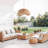 Sepherina Outdoor Rattan Pendant Light - Natural Large Sculptural 1-light Polished Handwoven Adjustable Light Fixture For Patio In Boho, Tropical & Coastal Style-1439803200-1439803202