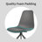 Harsimar Modern Armless Office Task Chair with Upholstered Fabric Seat, Padded Cushion, and Rolling Metal Base-975277861