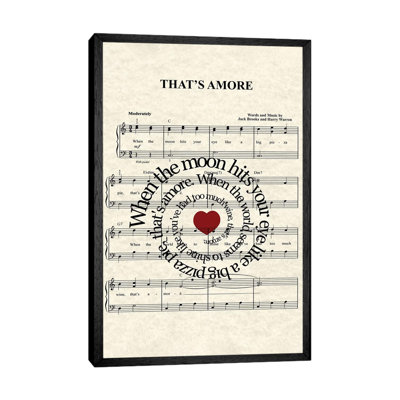 That's Amore - Print on Canvas