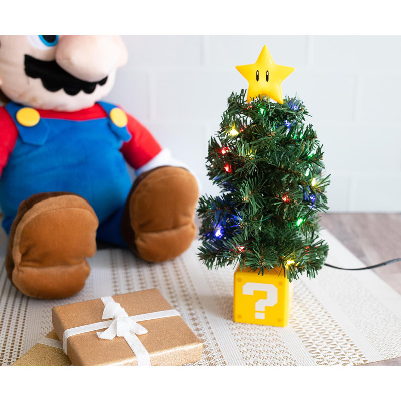 Arbre de Noël de bureau Super Mario Bros.