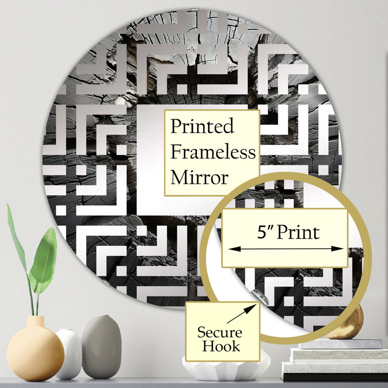 Circle Mirror, 23.6" x 23.6"