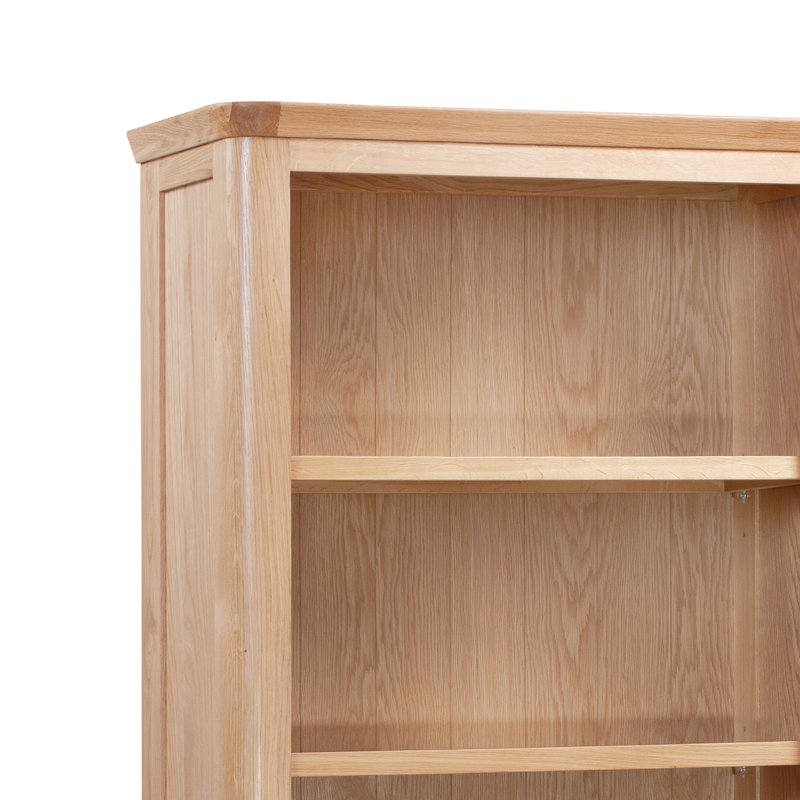 Baylor 185 cm H x 85 cm W Solid Wood Standard Bookcase