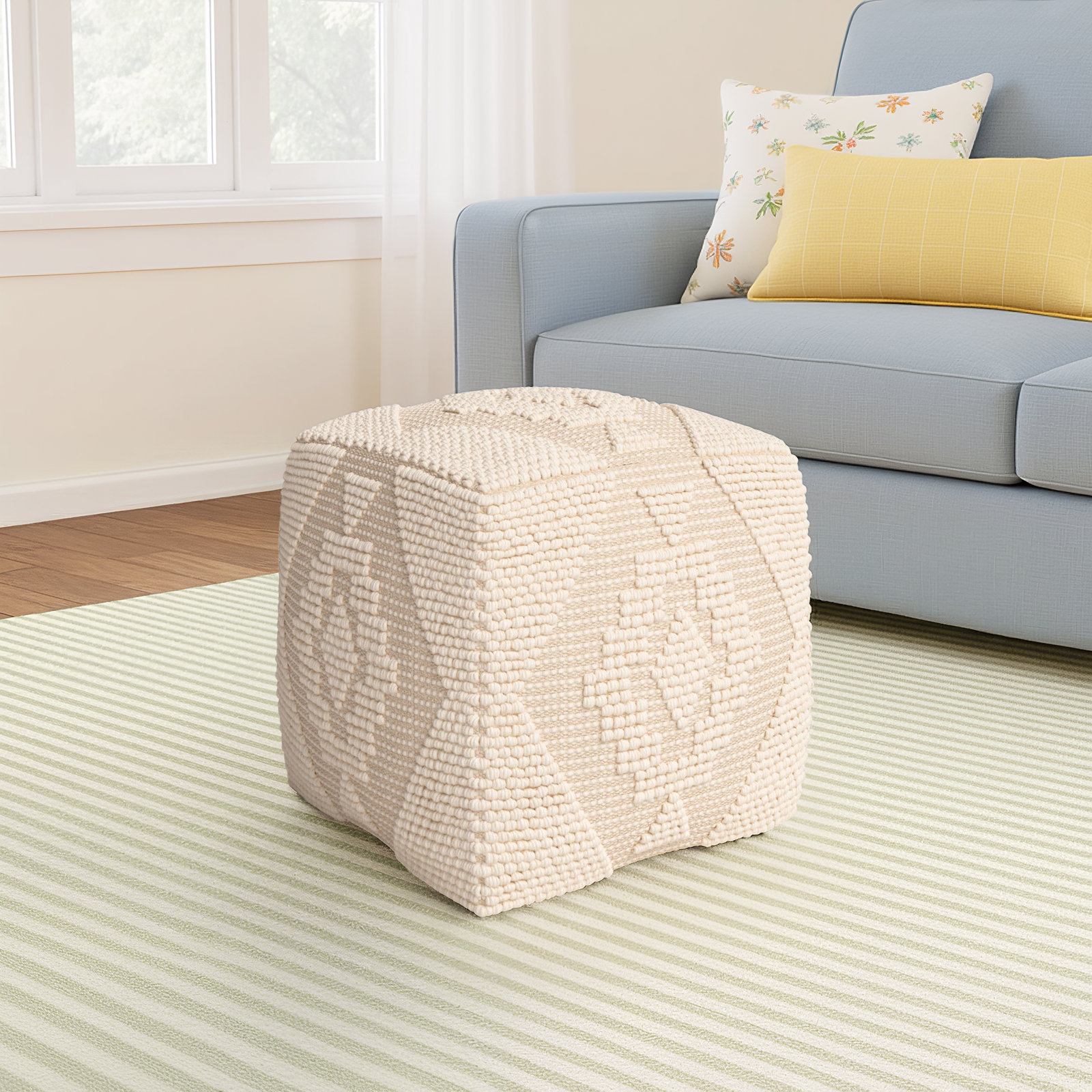 Doyers Upholstered Pouf