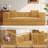 78.8''Sleeper Couch Bed for Livingroom,Convertible Modular Sofa with Armrest Pillow,Modular Foldable Corduroy Couches in a Box,No Assembly-1191320731