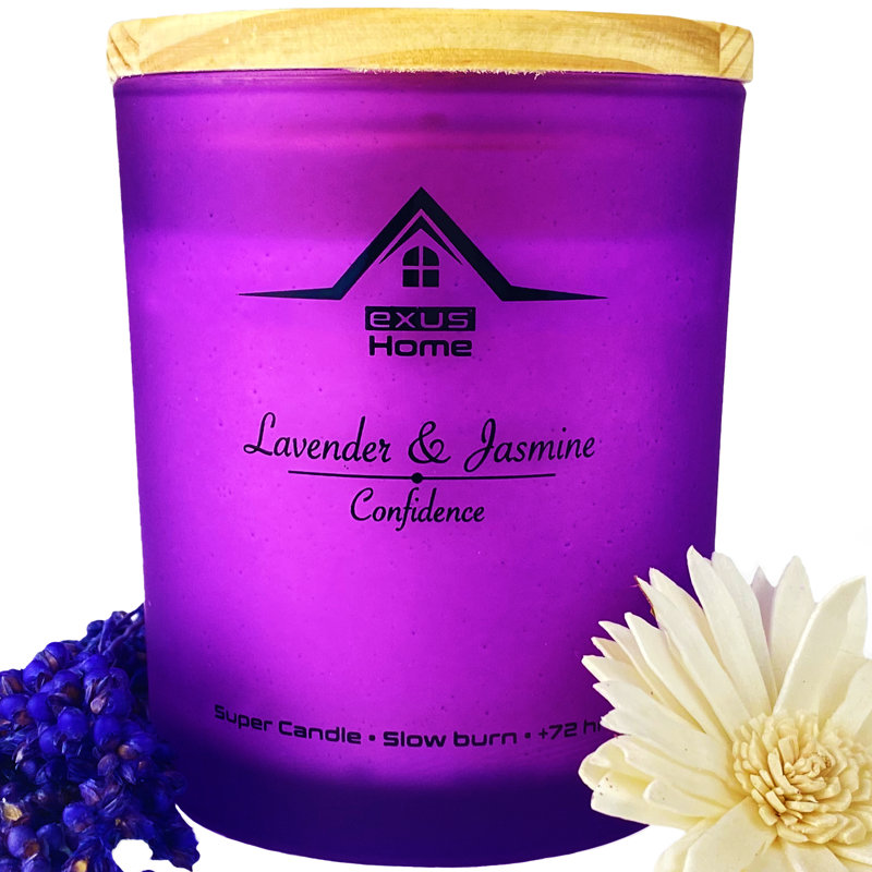 Bougie parfumée au jasmin lavande