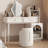 Makeup Vanity with Light mirror,2 drawers