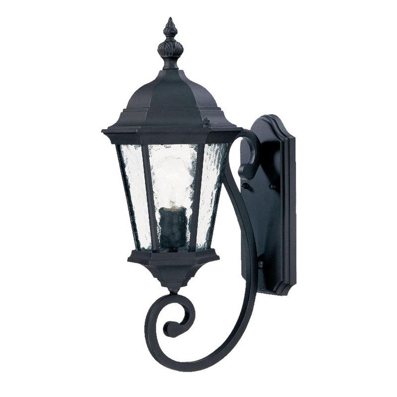 Brook Lane Wall Light, Matte Black
