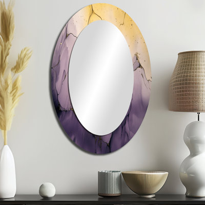 Lopp - Miroir abstrait en métal