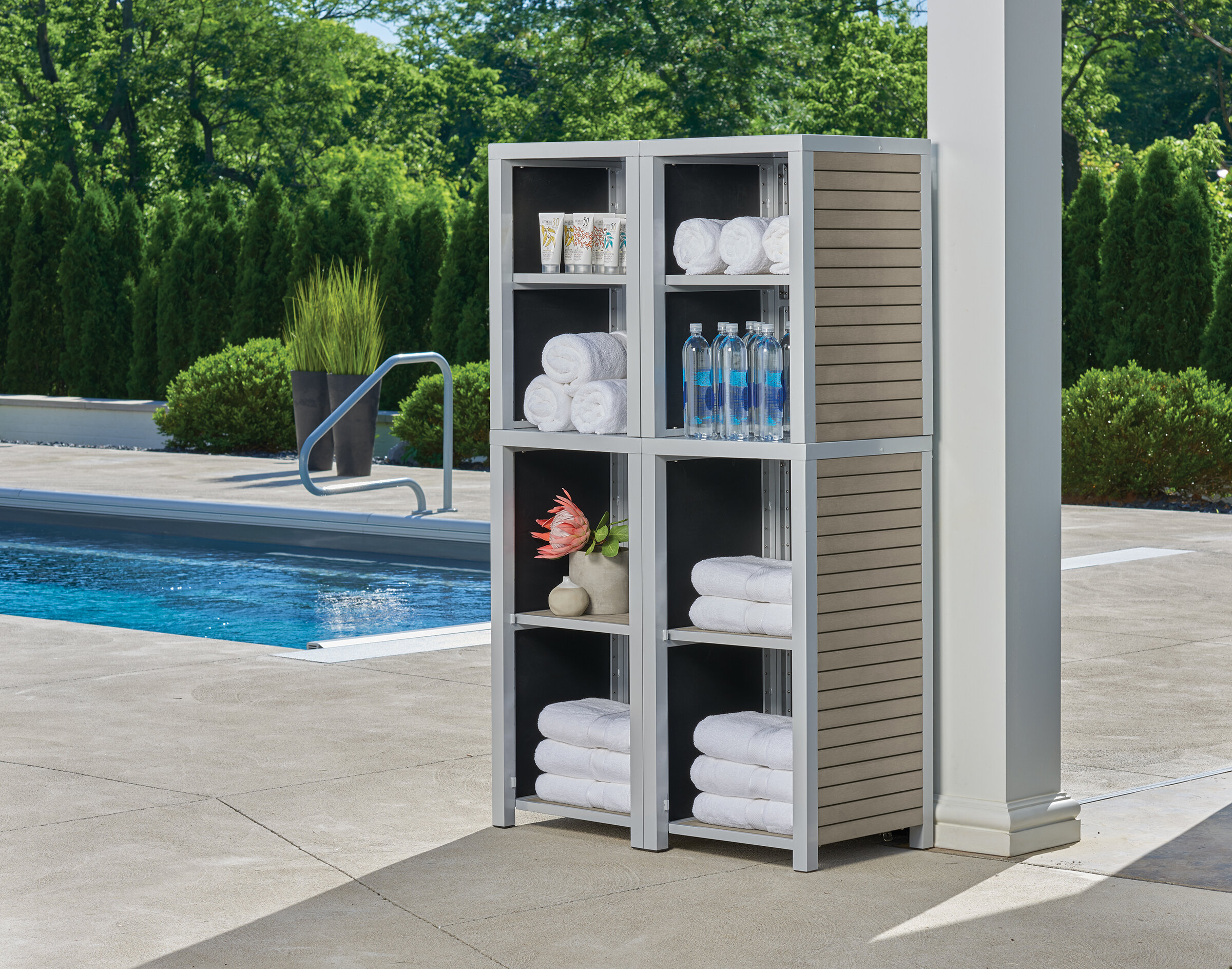 Deliylah 21.26'' W Storage Rack