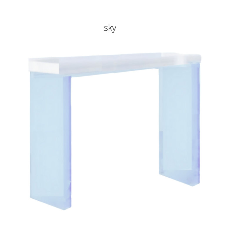 Console de 38 po, Bleu ciel