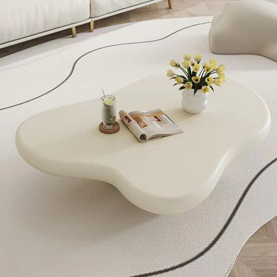 Nordic style irregular-shaped coffee table