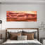 Désert, caravane, coucher de soleil, paysage serein, tranquille, paysage abstrait, art mural-768933586