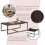 Table basse rectangulaire en bois d'acacia Arcadia