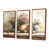 Toile avec cadre flottant brun