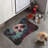 Nostalgic Palm Trees - 1 Piece Bone Shape Feeding Mat-101345554