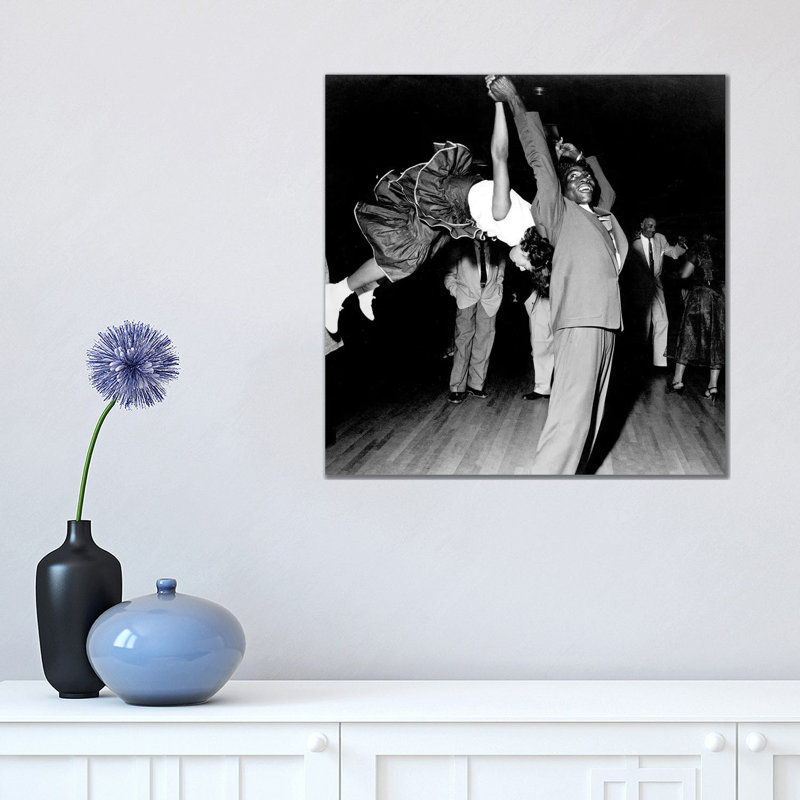 Couple Dancing at Savoy Ballroom, Harlem, 1947 1 Piece Wrapped Canvas Wall Art