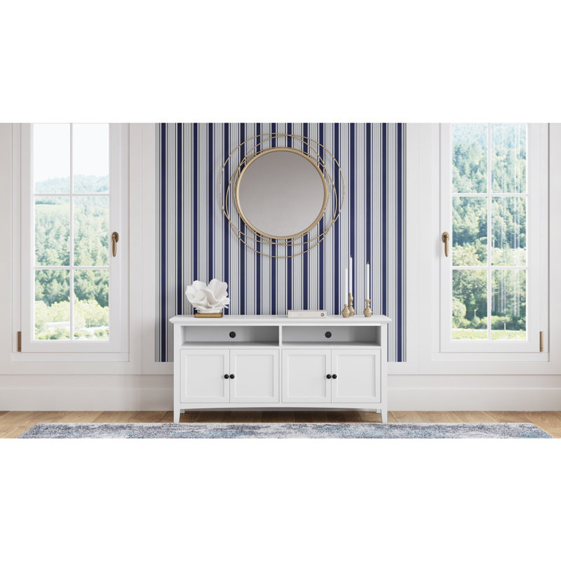 Console de divertissement Renee Grace 64 po, Chute de neige