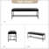 Quinlynn Faux Leather Upholstered Bench with Button-tufted Design