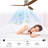 52 Inch Ceiling Fan With Light, 3 Light Solid Wood Blades,Remote Control,6-Speed Reversible DC Motor For Living Room,Bed Room,Dining Room-1783303208-1783303210