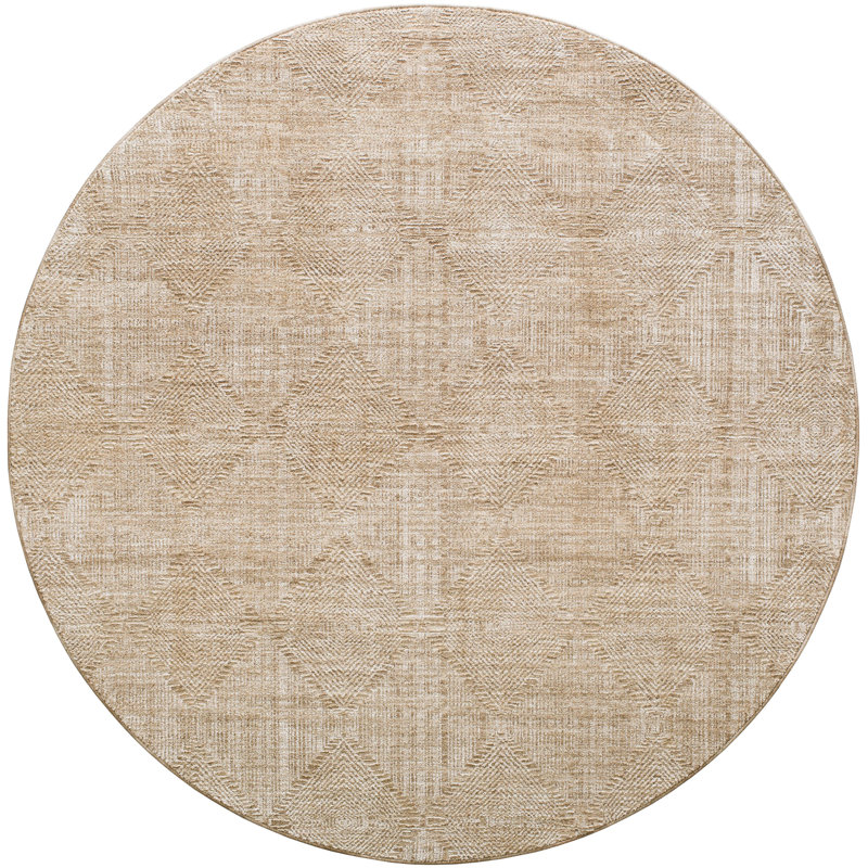 Vernard Argyle Indoor Rug, Round 6'7"