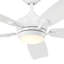 Ventilateur de plafond DEL standard à 5 pales 56 po avec télécommande et ensemble d'éclairage inclus Chilchinbito-675263259