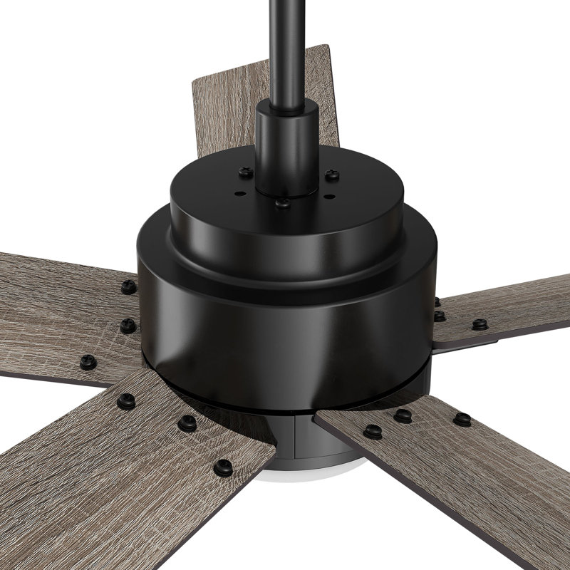 Ventilateur de plafond intelligent avec télécommande Ascender, ensemble d'éclairage inclus, fonctionne avec l'assistant Google, Amazon Alexa et les raccourcis Siri.