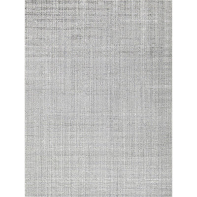 Robin Striped Area Rug in Light Silver/Gray