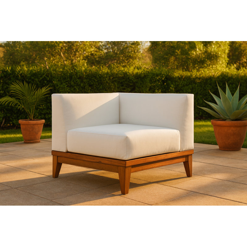 Chaise de patio avec coussins Rio