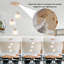 Lustre rond en cristal à 3 lumières avec abat-jour en cristal Stacyann-2095076218