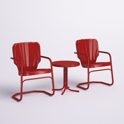 Burley Outdoor Conversation 3 Piece Seating Group