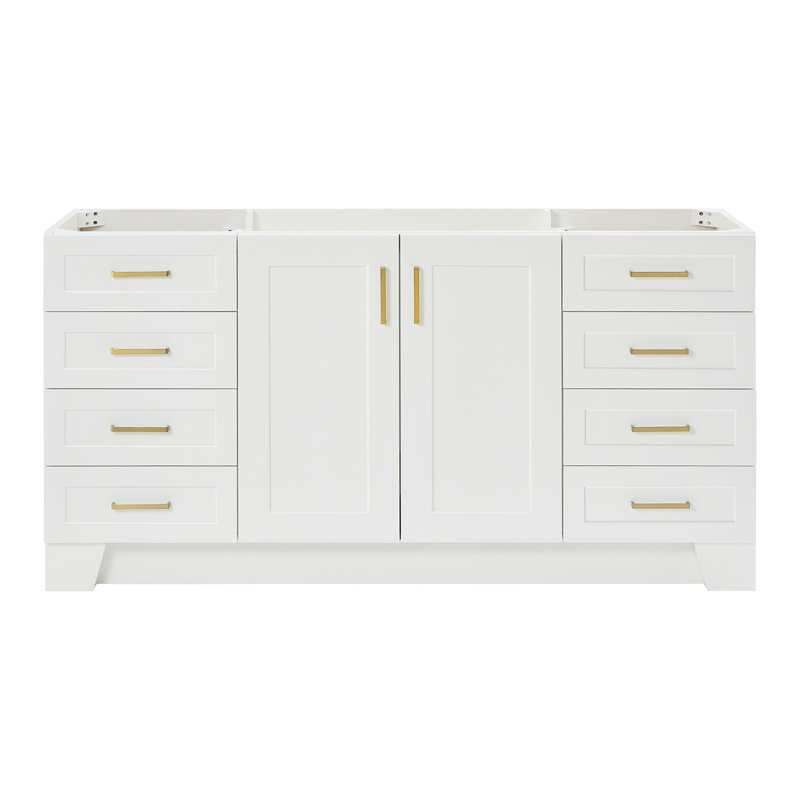 66'' Single Bathroom Vanity Base Only, White