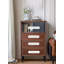 Commode élégante en chêne rouge, style intemporel