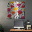 «Bursting Poppies» par Carrie Schmitt, art mural en métal-2120397009