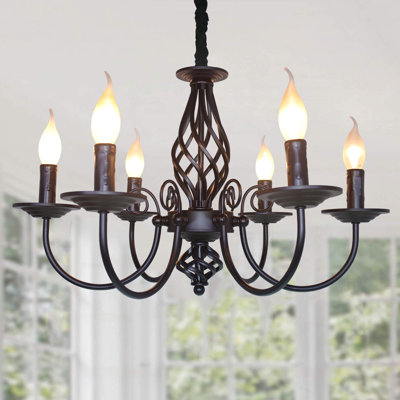 Pelchat 6 - Light Candle Style Chandelier