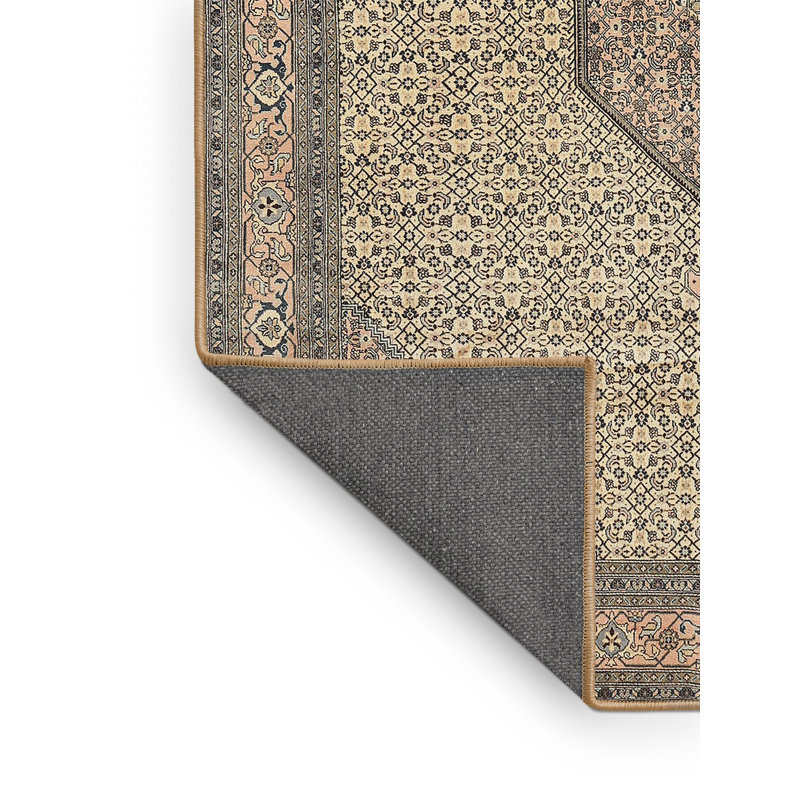 Tapis beige Southwestern, Rectangle 6 pi x 9 pi