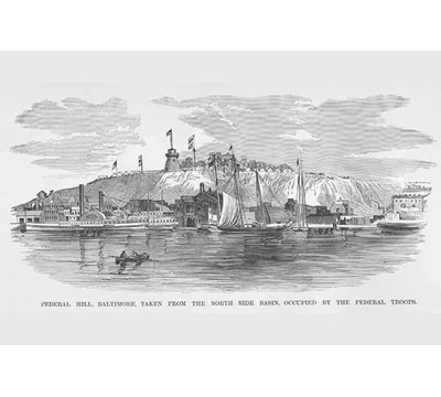 " Federal Hill Baltimore " by Frank Leslie