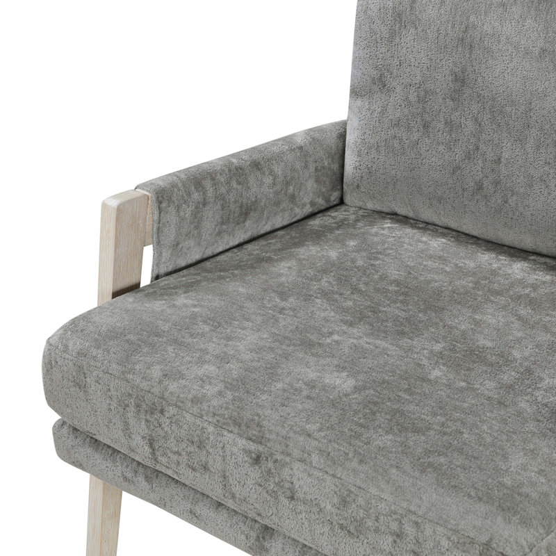Chaise d'appoint Modern Home, Gris brun