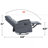 Manual Recliner Chair with Rocker and Swivel in Fabric-243792393