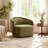 Amanda Curved Boucle Accent Chair-203048073