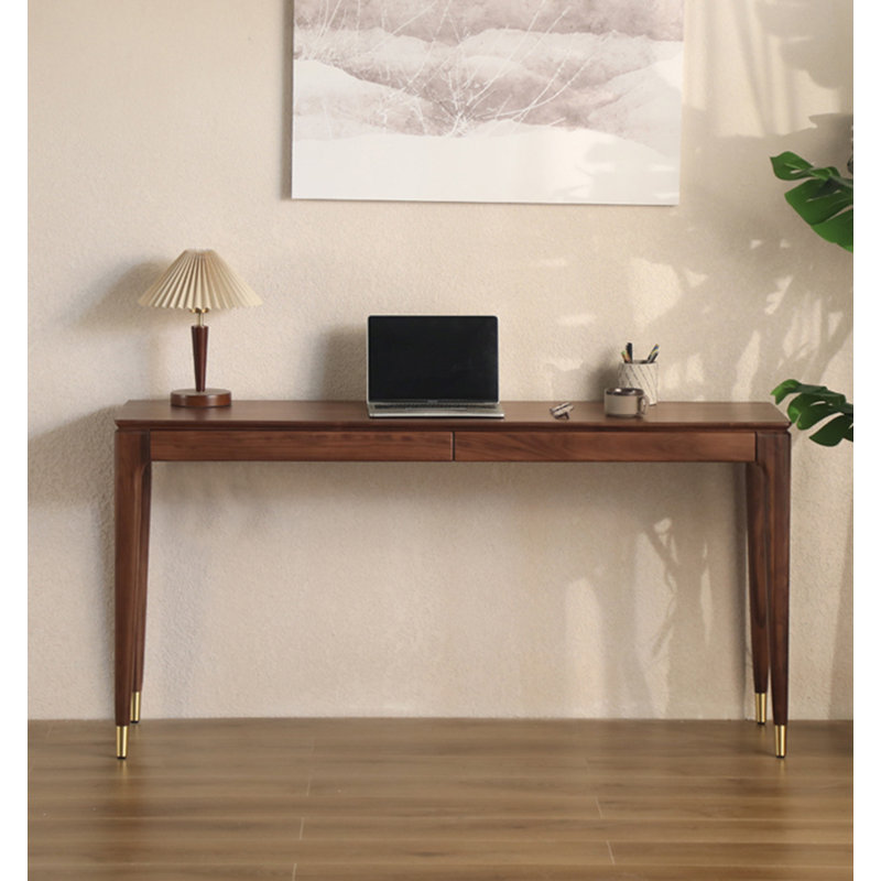 Table de bar avec tiroir North American, H 29,53 po x L 62,99 po x l 15,75 po 