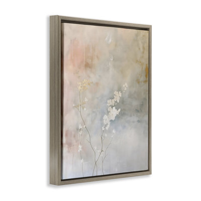 Cadre flottant floral pastel abstrait, design par Creative Studio