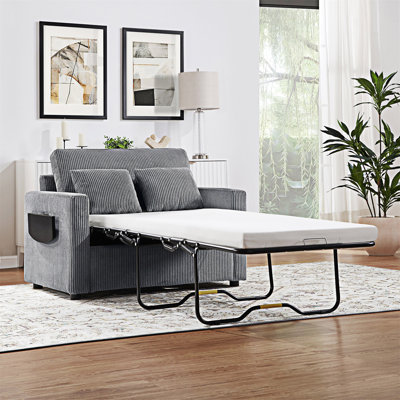 Canapé-lit avec matelas pliable