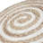 Yolanda - Round Pouf - Natural