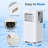 3-in-1 Connected Portable Room Air Conditioner 10,000 BTU  / 8,000 BTU with LCD Remote Control-114247455