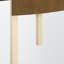 Table de salle à manger à abattant Suzie brun / crème, H 29,28 po x l 46,78 po x P 29,31 po