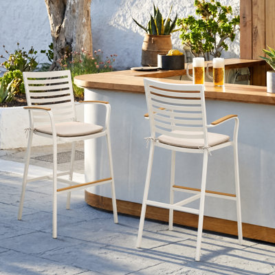 Tabouret de bar en aluminium Isora