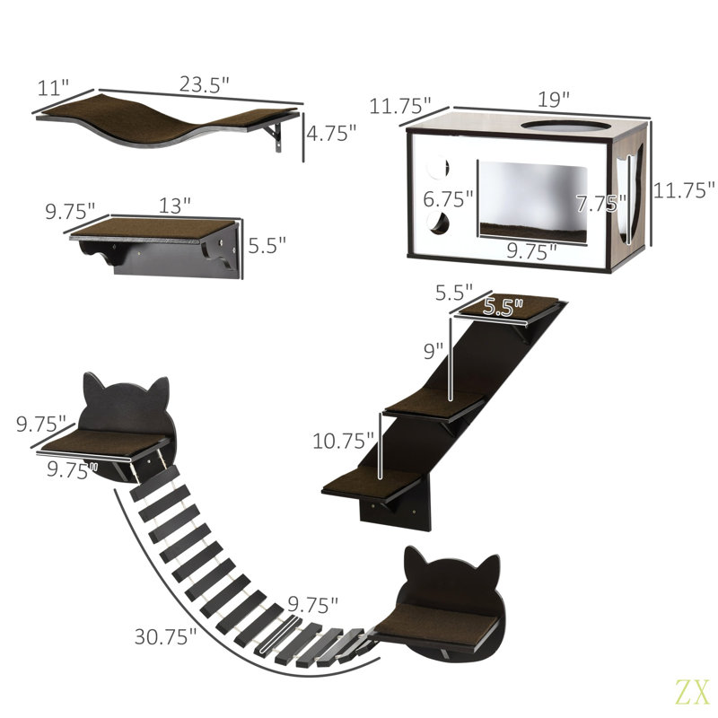Étagère pour chat Pawhut