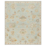 Coventry Hand Knotted Wool Ornamental Area Rug in Blue