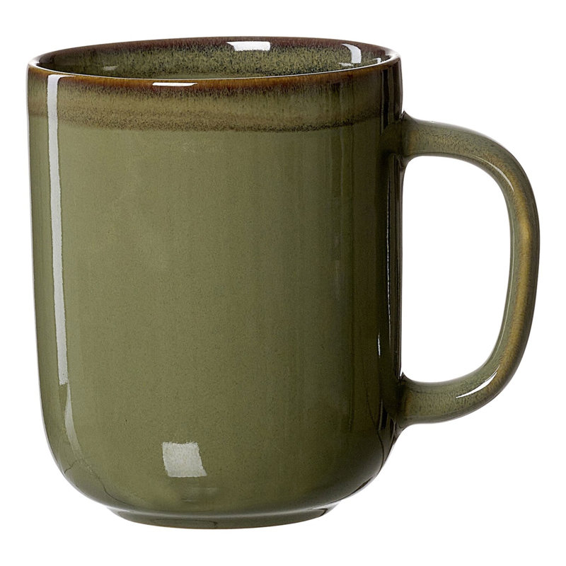 Stoneware Coffee Mug, Green